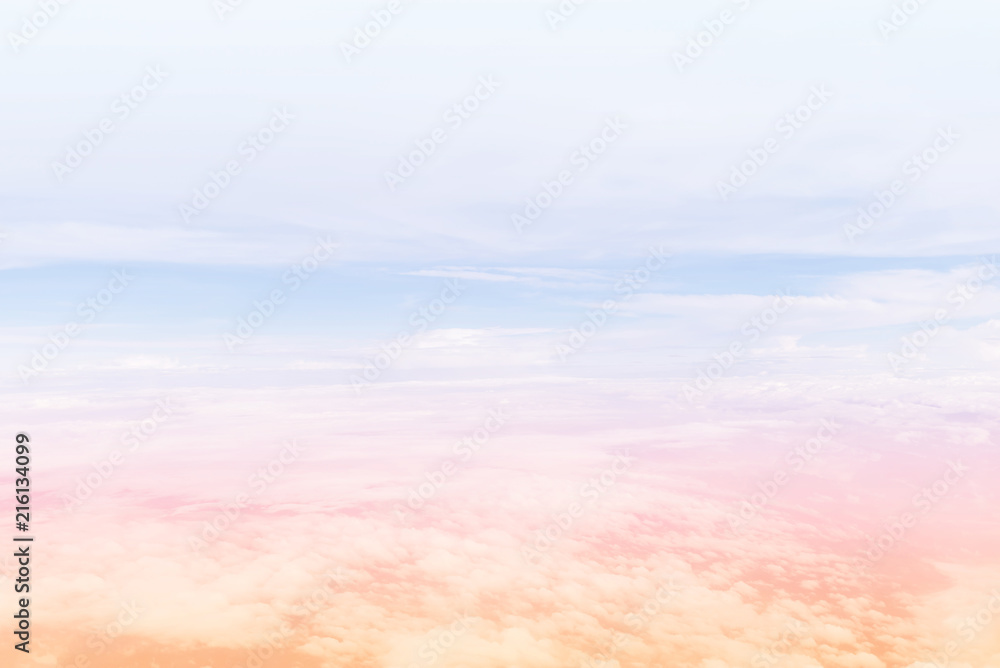 sun and cloud background pastel colored

