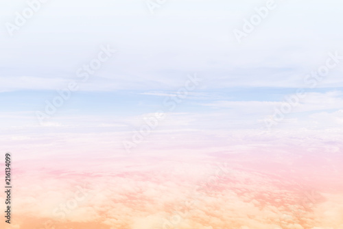 sun and cloud background pastel colored