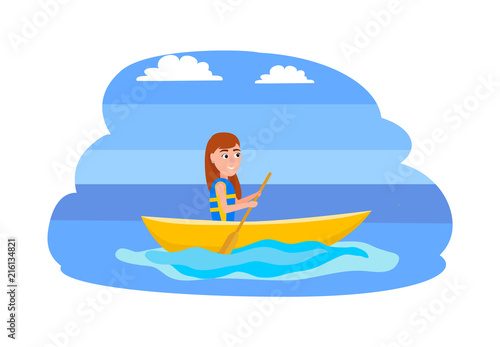 Kayaking and Summer Sport Activities  Water Sport