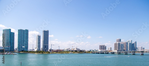 Skyline und Beach von Miami, Florida © Hanker