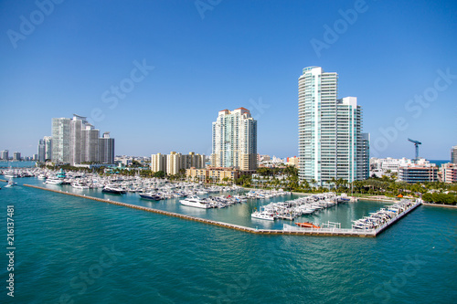 Marina at Miami Beach in Florida © Hanker