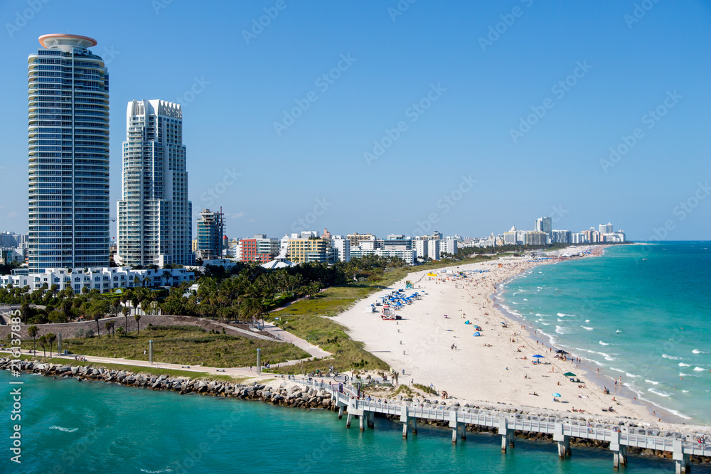 Miami Beach in Florida