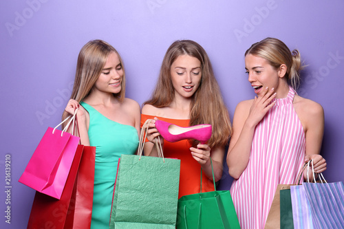 Beautiful young women with ...