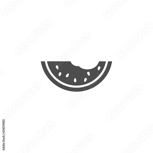 Watermelon summer vector icon