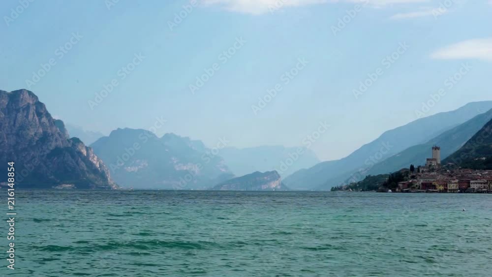 Village of Malcesine on the Lake Garda Village of Malcesine on the Lake Garda
