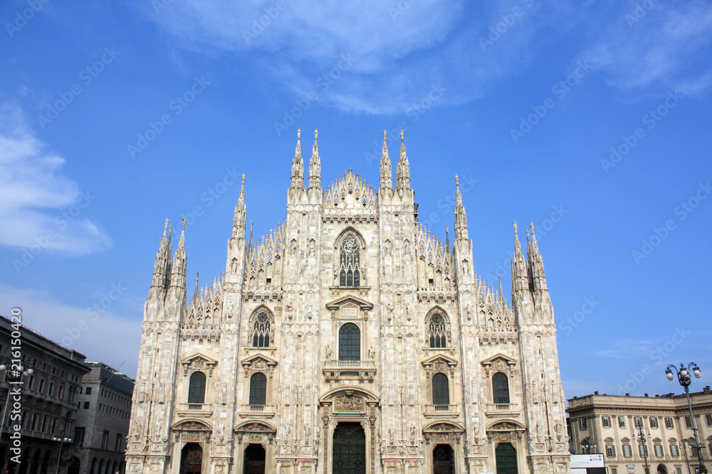 Milan Cathedral. Italy sunny day.