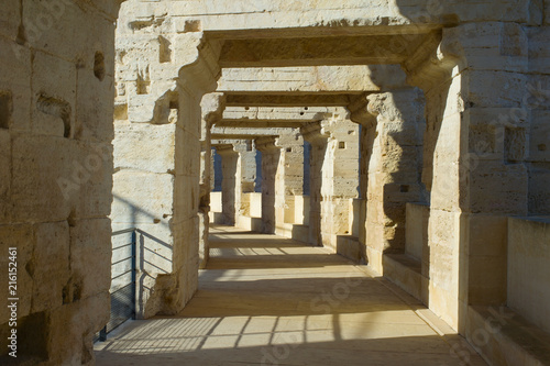 Old Roman colosseum. Arles, France