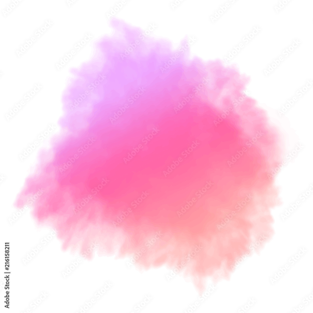 Watercolor abstract background. Vector design element