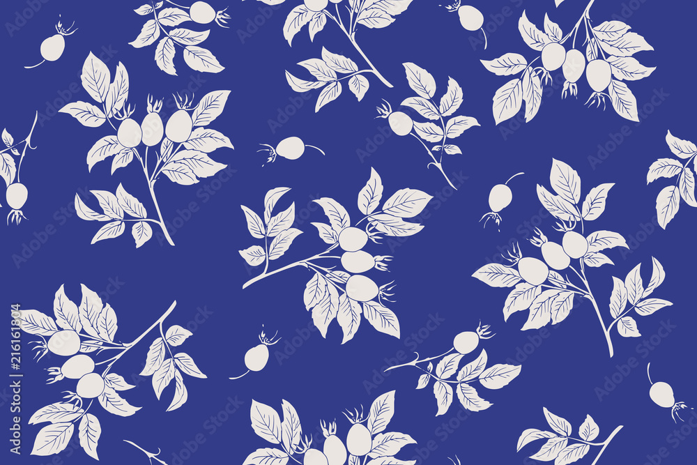 Fotografie Seamless pattern with brier