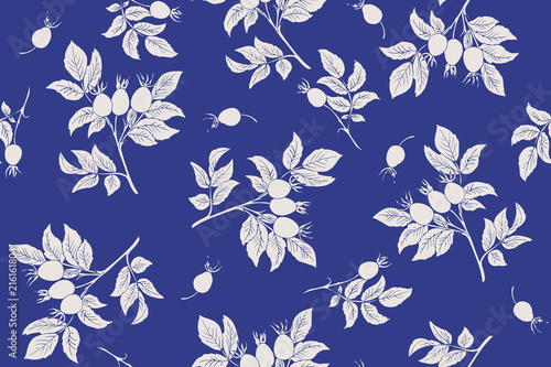 Принти на полотні Seamless pattern with brier