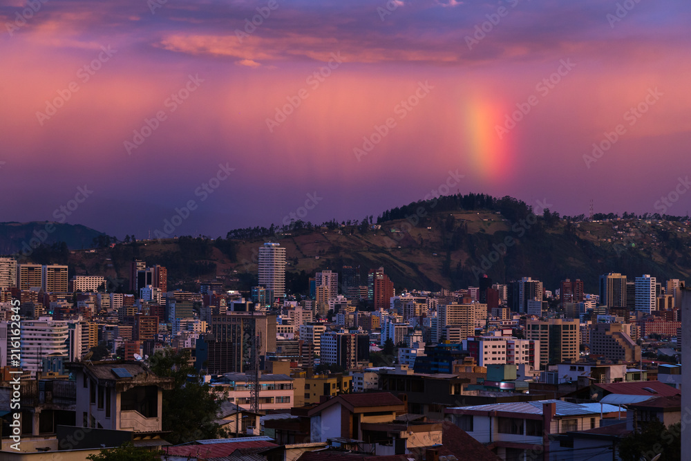 Sunset in Quito
