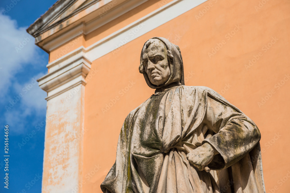 Nicola Pisano, one of the greatest italian architect and sculptor in the Middle Ages. Monument erected in 1864 in the historic center of Pisa