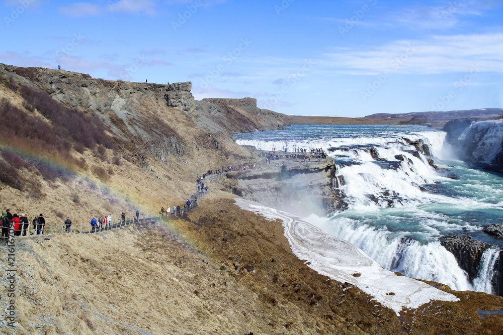 Fototapeta premium Gulfoss waterfall in Iceland