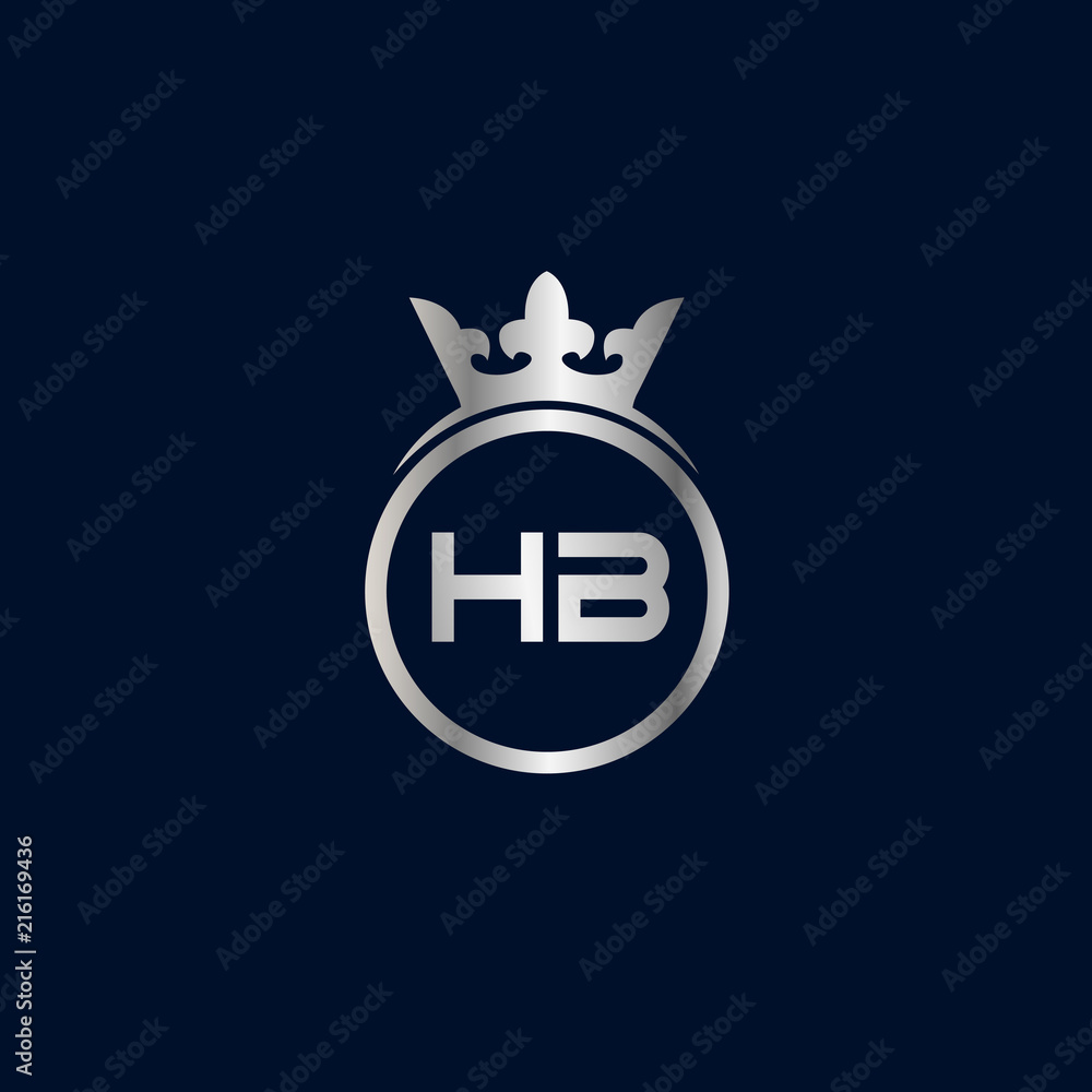Initial Letter HB Logo Template Design Initial Letter HB Logo Template Design