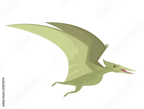 flying dinosaur pterodactylus