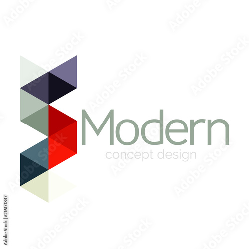 Free Download Triangle shape design abstract business logo icon design. Company logotype branding emblem idea - GFXLoad