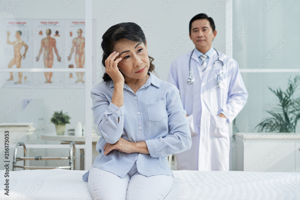 Frustrated patient Frustrated patient