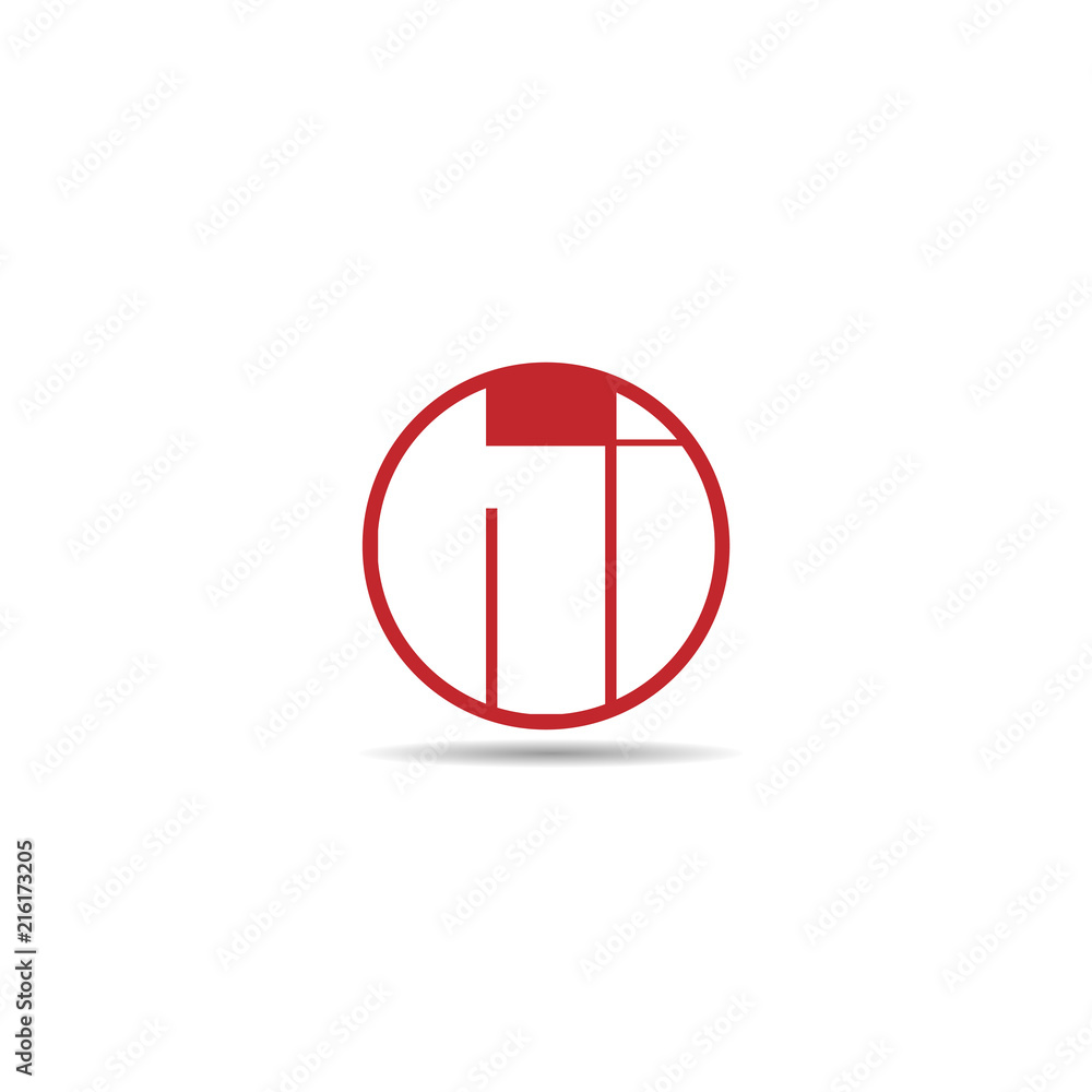 Initial Letter HI Logo Template Design Initial Letter HI Logo Template Design