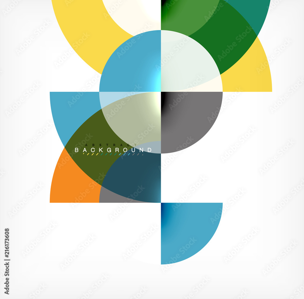 Modern circle abstract background Modern circle abstract background