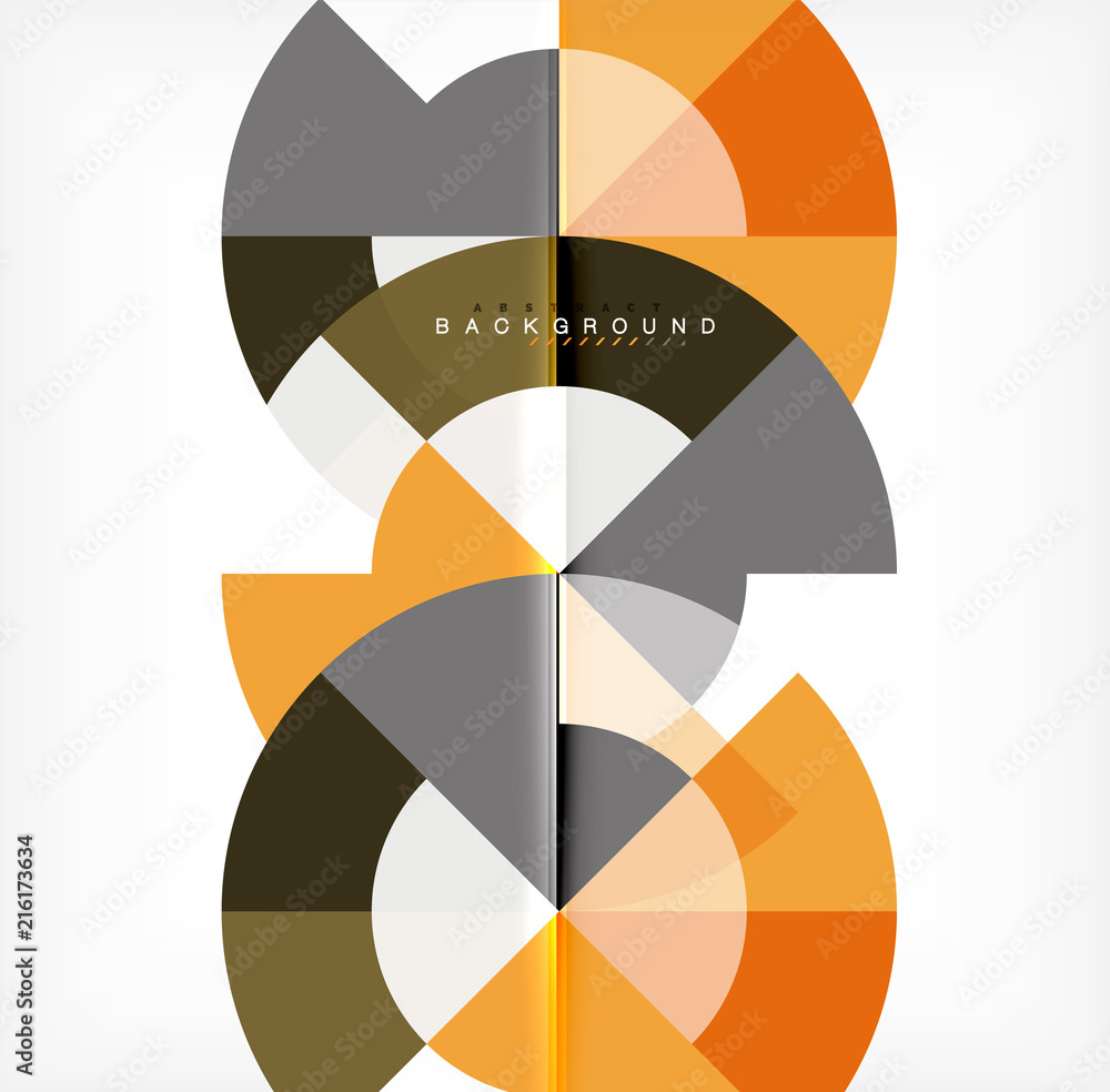 Obraz premium Modern circle abstract background