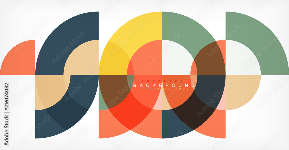 Modern circle abstract background Modern circle abstract background