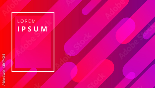 Pink spectrum background with geometric pattern.