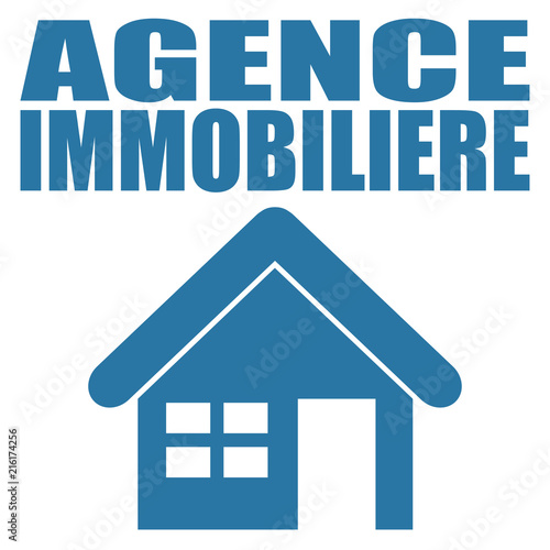 Logo agence immobilière.