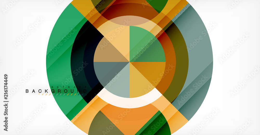 Vector circle abstract background Vector circle abstract background