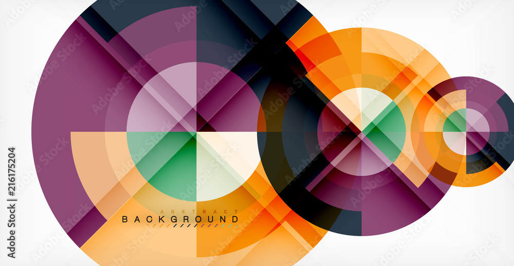 Vector circle abstract background Vector circle abstract background