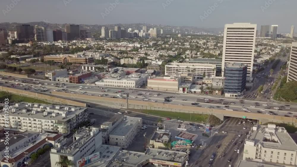Highway in Los Angeles, California Highway in Los Angeles, California