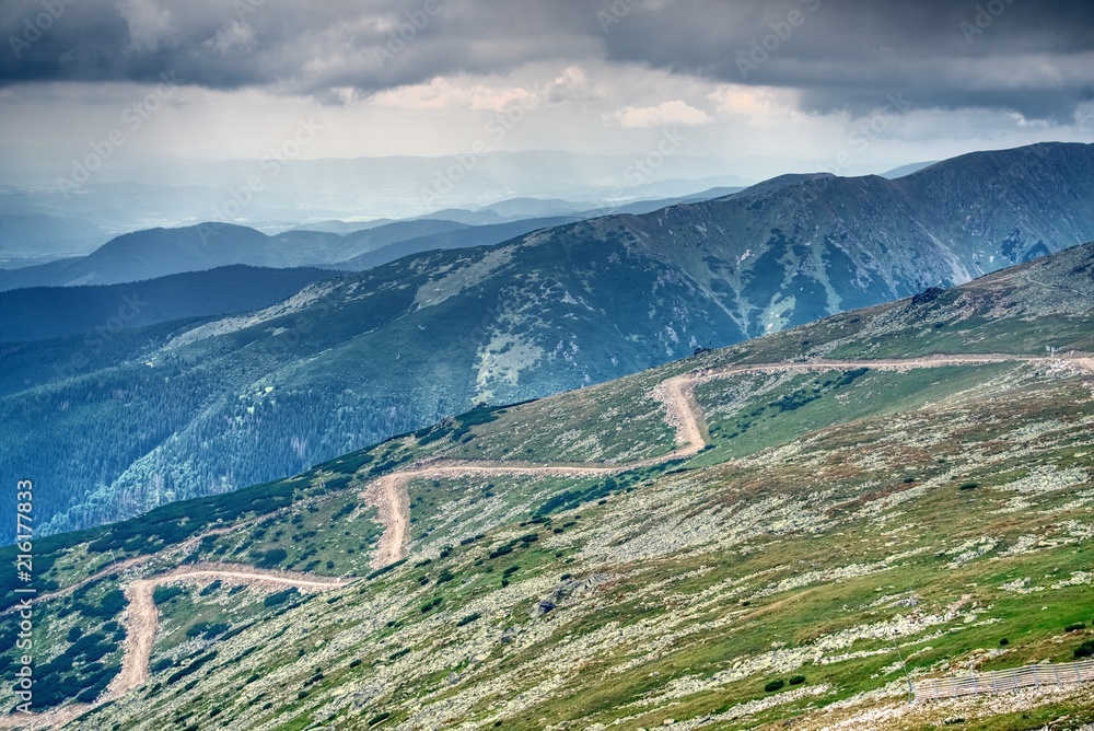 Naklejka premium View from mountain Chopok
