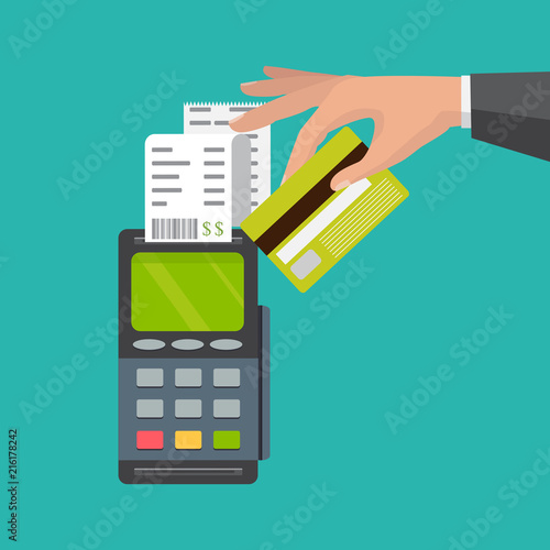 Vector icon. NFC touch payment concept.