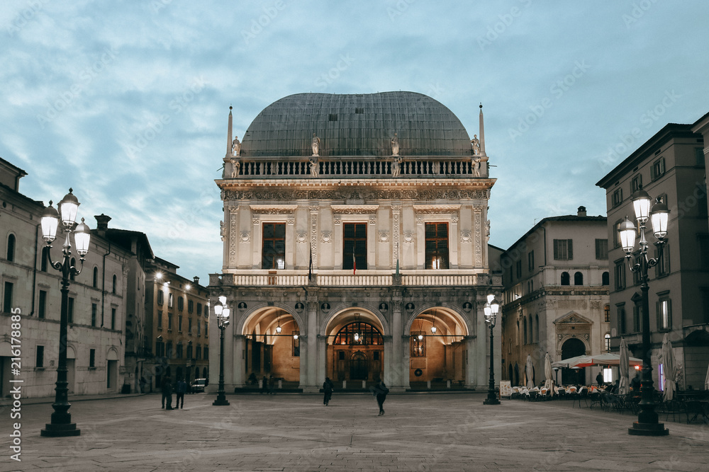 Fototapeta premium Loggia di Brescia