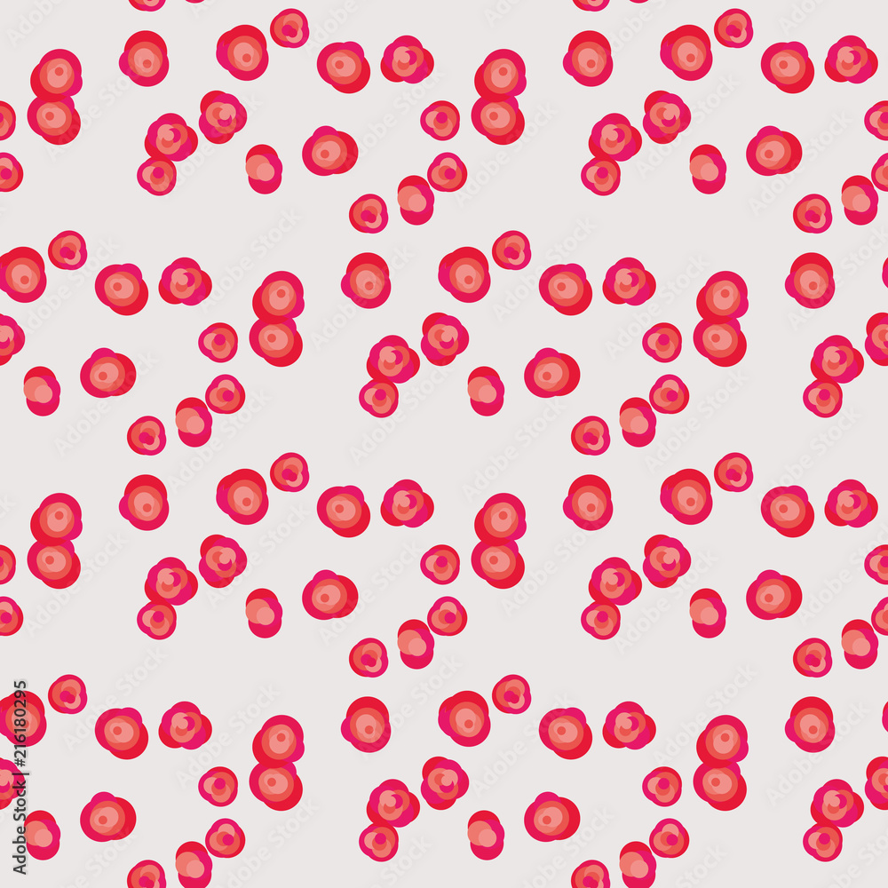 Pattern of red and delicate roses falling rain and wriggling in the air Pattern of red and delicate roses falling rain and wriggling in the air