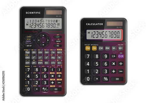 Scientific and simple calculators