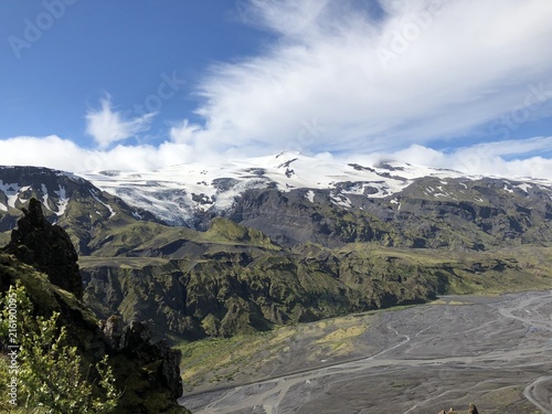 Icaland glacier volcano photo