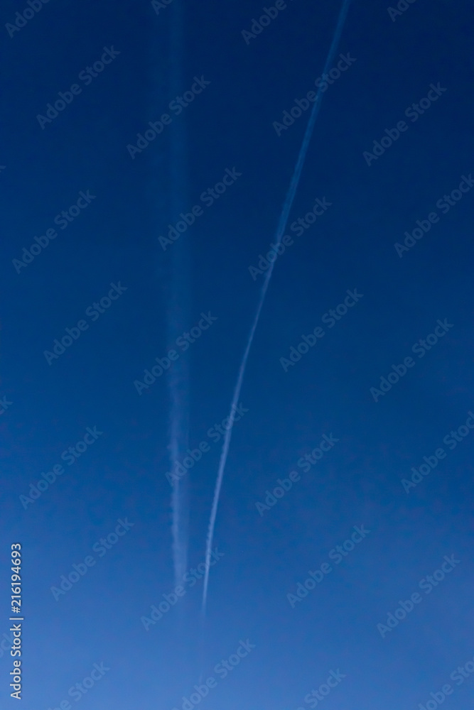 vapour trail in night sky vapour trail in night sky