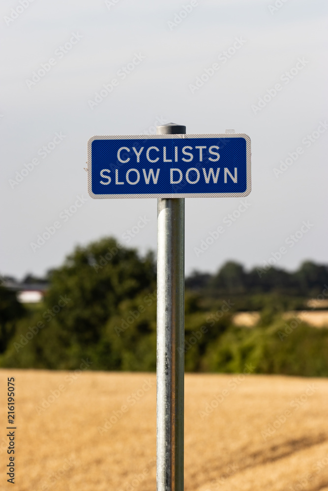 sign in the field