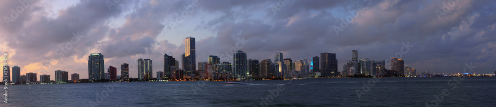 Fototapeta premium Miami panoramiczne 2012