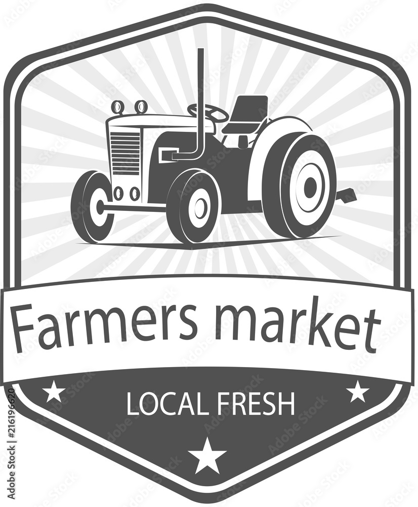 badge tractor farmers market