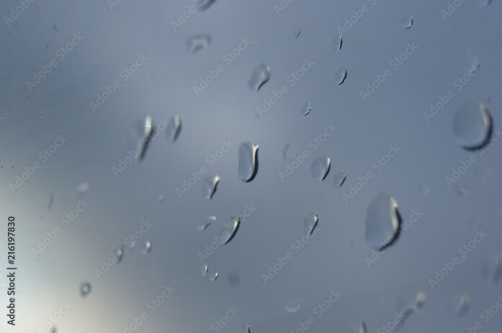 raindrops on the window glass raindrops on the window glass