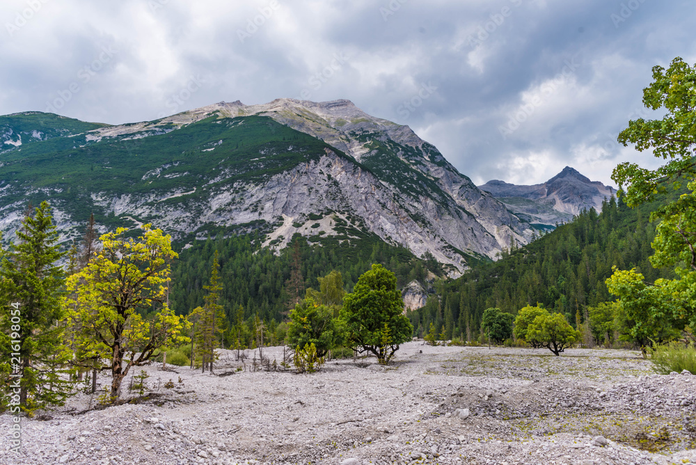 Fototapeta premium Naturpark Karwendel Isarursprung