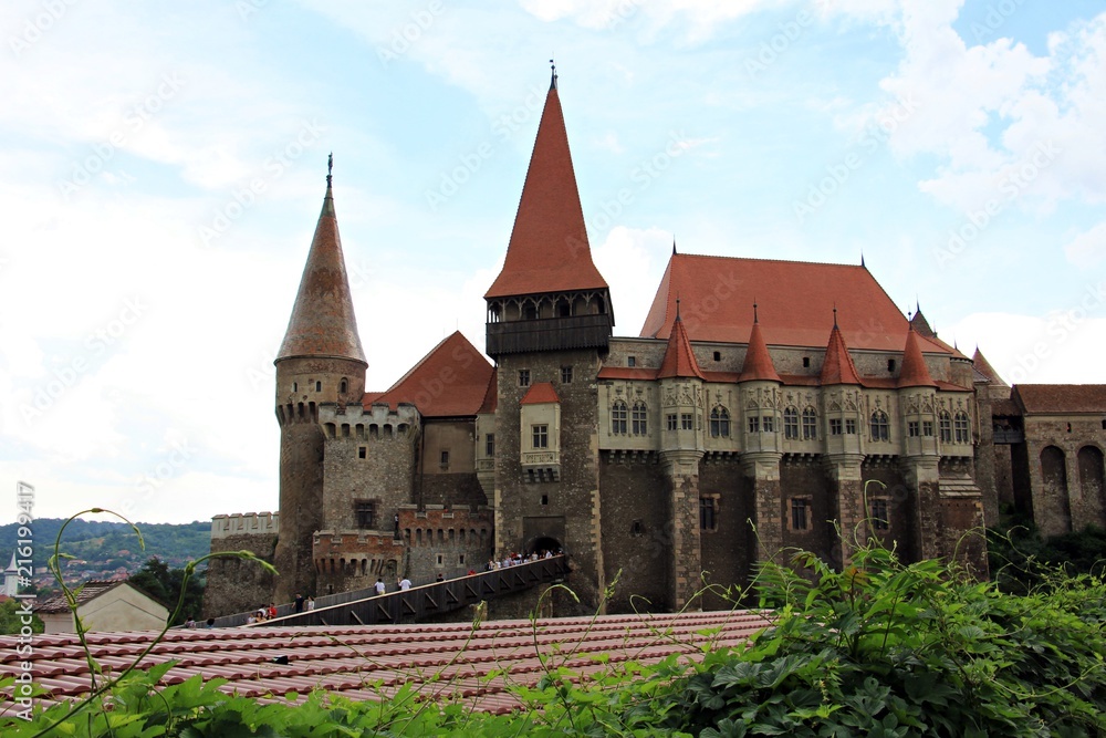 The amazing Corvin (Huniazilor) Castle in Hunedoara, Romania.