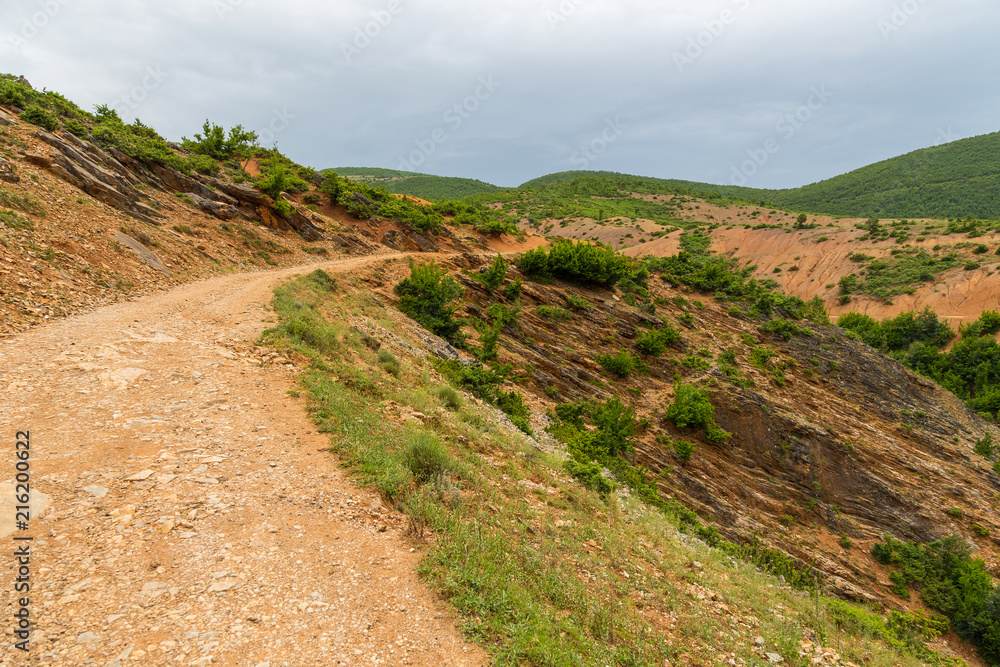 Scenic landscape view in Albanian mountain, Lure National Park. Scenic landscape view in Albanian mountain, Lure National Park.
