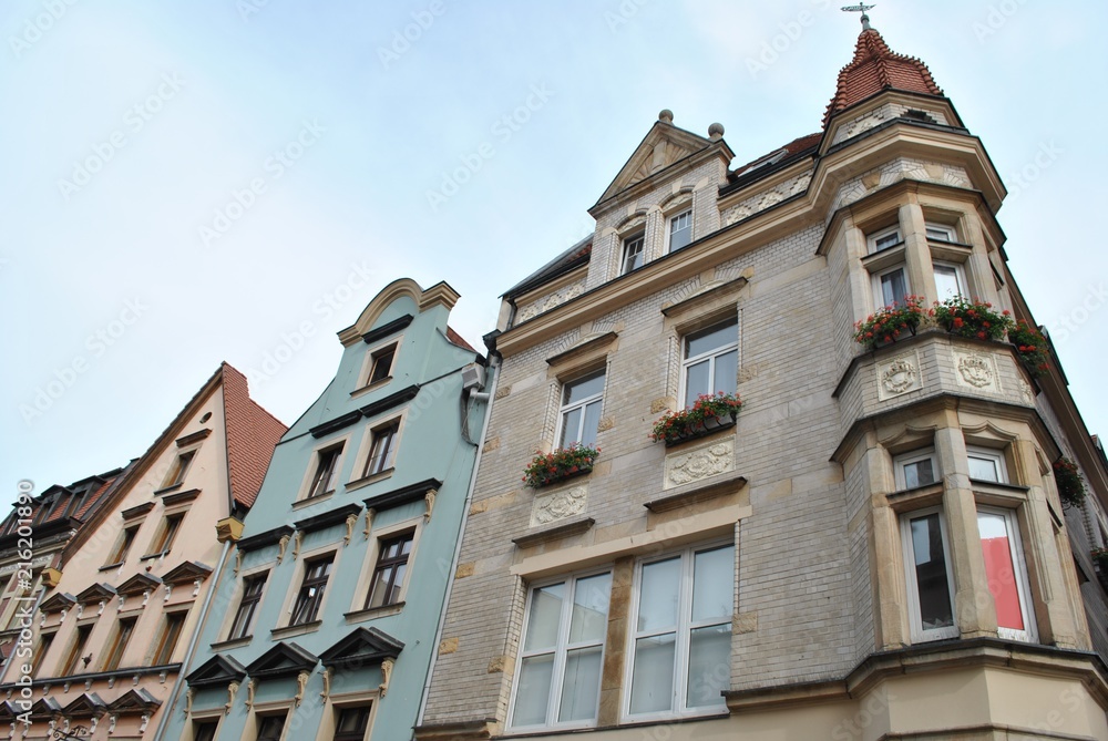 Obraz premium Zabytkowe kamieniczki