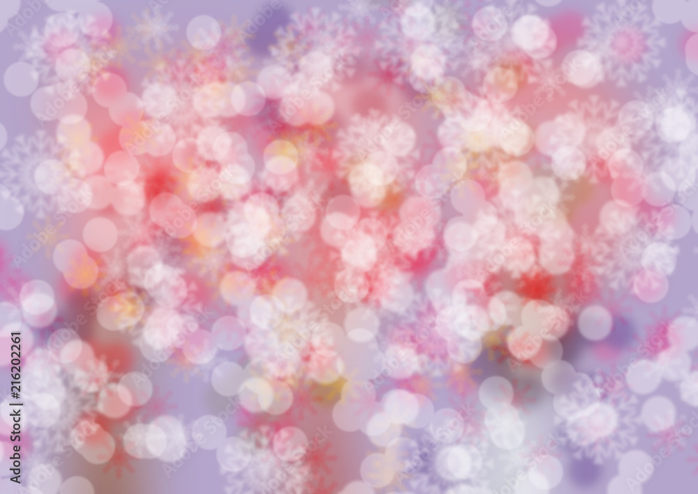 mixed color pink,red,purple  bokeh abstract background