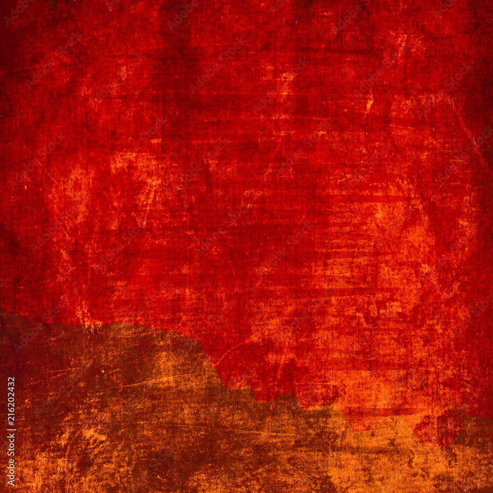 Fototapeta premium Grunge Red Background Texture