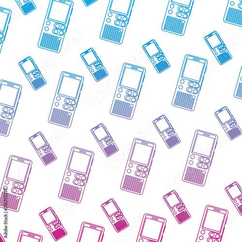 degraded line digital voice recorder equipment background