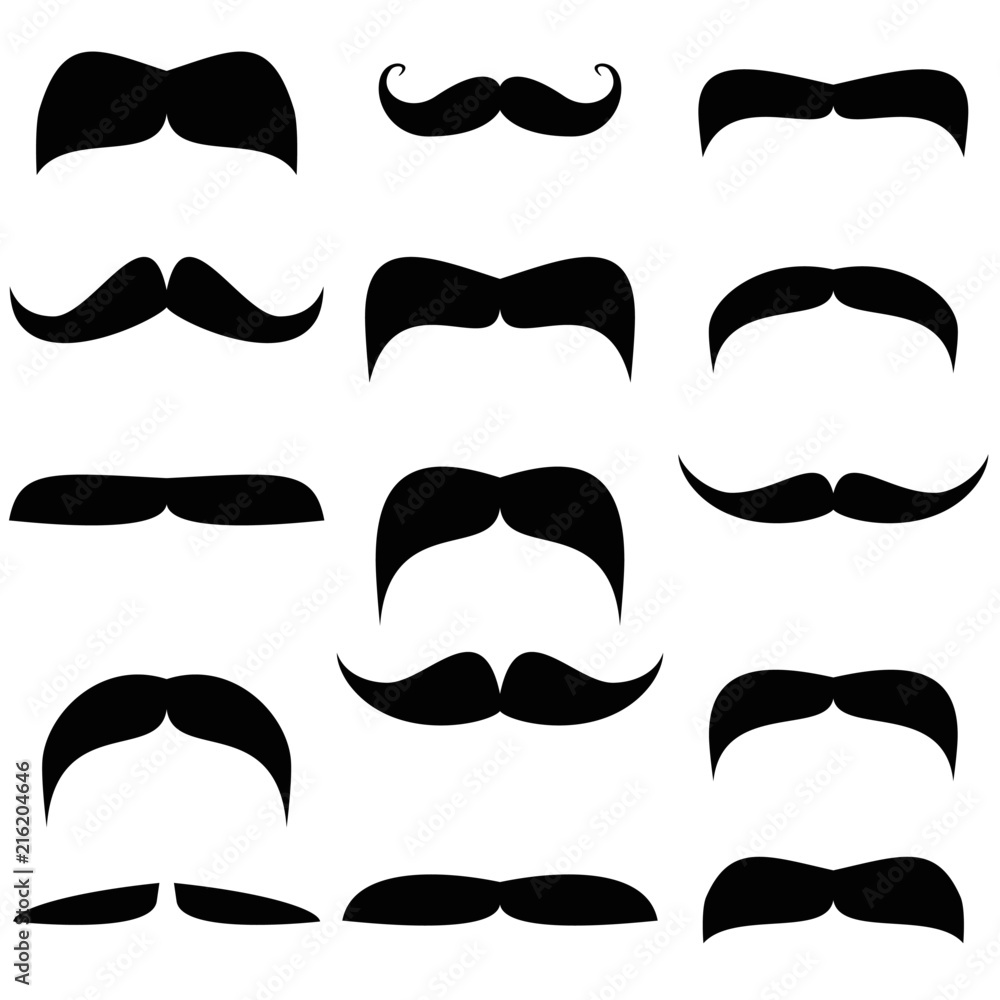 Moustache illustration Moustache illustration