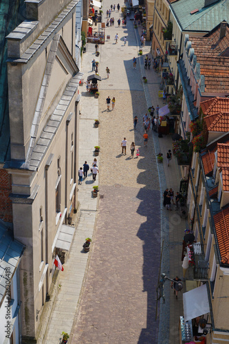 Sandomierz, Poland, July 2018. Opatowska street, one of the streets of the old town. photo